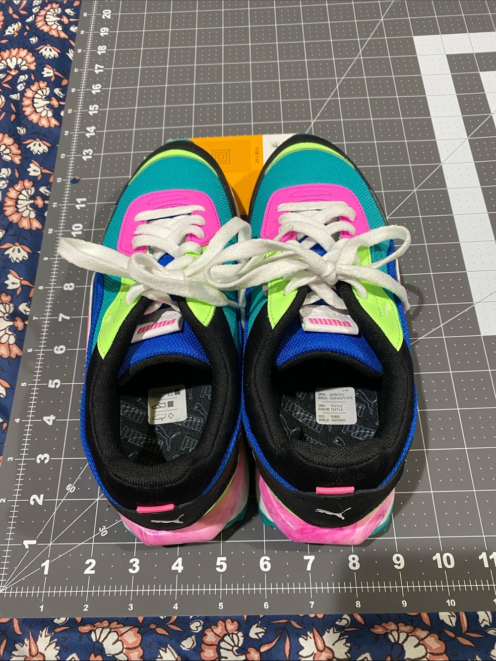 Puma Women’s size 9 Future Rider Vibrant Color Athletic Sneakers EUC - Picture 7 of 9